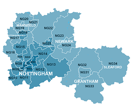Nottingham Map (House Sale Data)